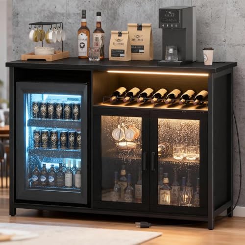 Home Bar Setup - Szafka barowa na wino z miejscem
