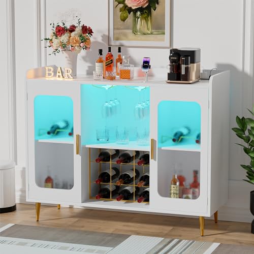 Home Bar And Cabinet - Szafka barowa na alkohol z gniazdem