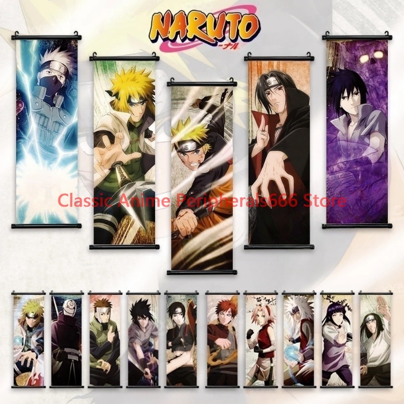 Home Bar Setup - Naruto wiszące malarstwo na płótnie dekoracja