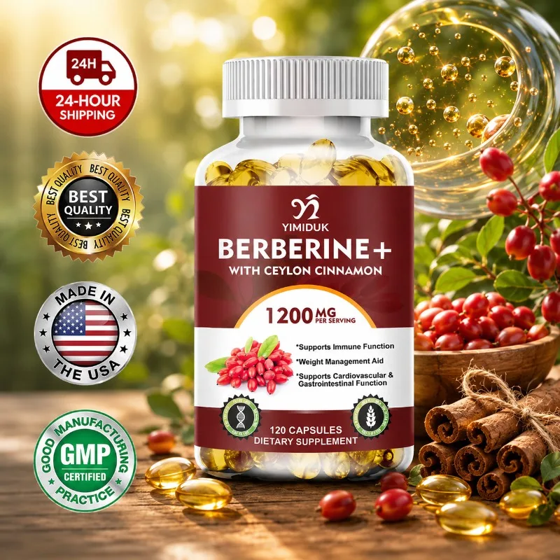 Bitters Bottle Set - Kapsułki z berberyną o wysokiej stężenności,