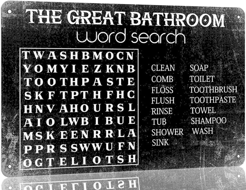 Metalowy znak „Wielkie poszuki – Home Bar Word recenzja i cena
