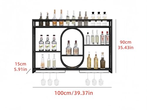 39-calowy metalowy wieszak na  – Home Bar Shelves recenzja i cena
