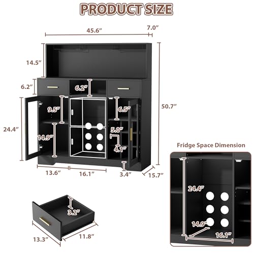Minilodówka z miejscem do prze – Home Bar And Cabinet recenzja i cena