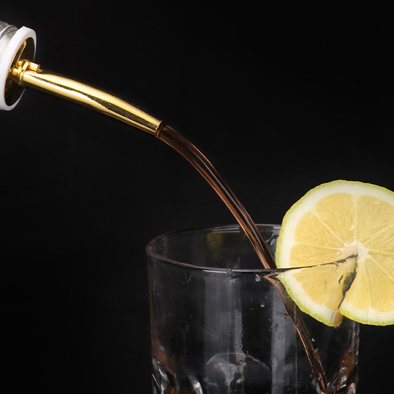 4 szt. czarnych / różowo-złoty – Bitters Bottle Set recenzja i cena