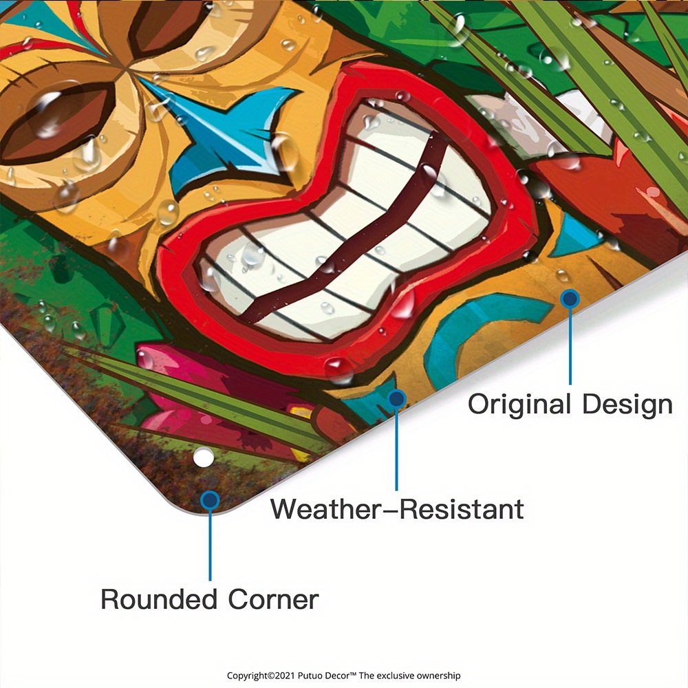 Personalizowany szyld Tiki Bar – Home Bar Signs recenzja i cena