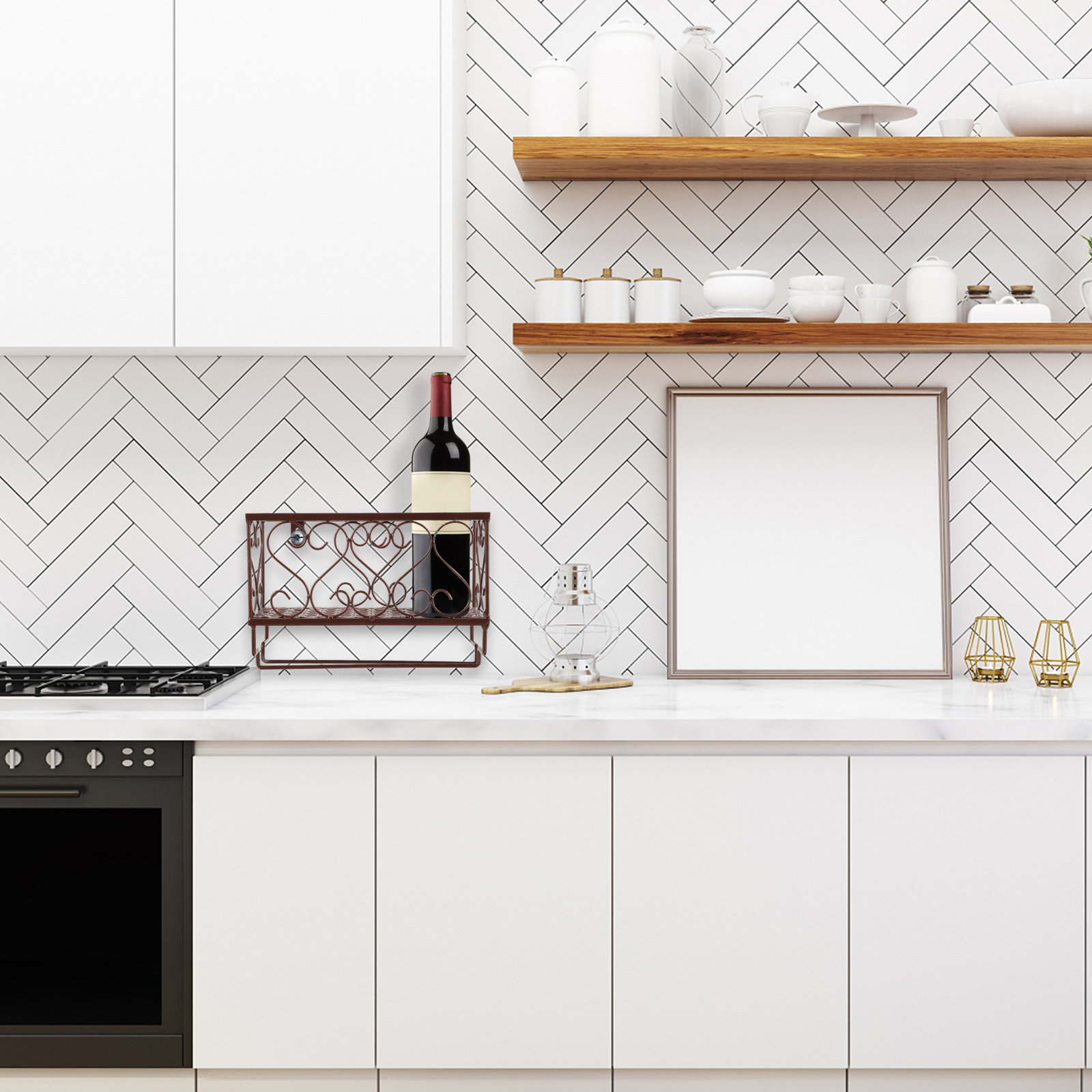 Oszczędzający miejsce, montowa – Home Bar Shelves recenzja i cena