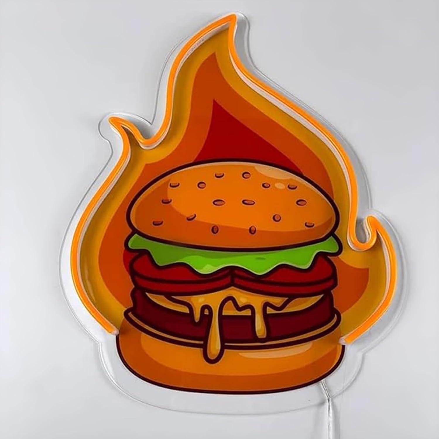 Neonowy Znak LED Burger Hambur – Home Bar Signs recenzja i cena
