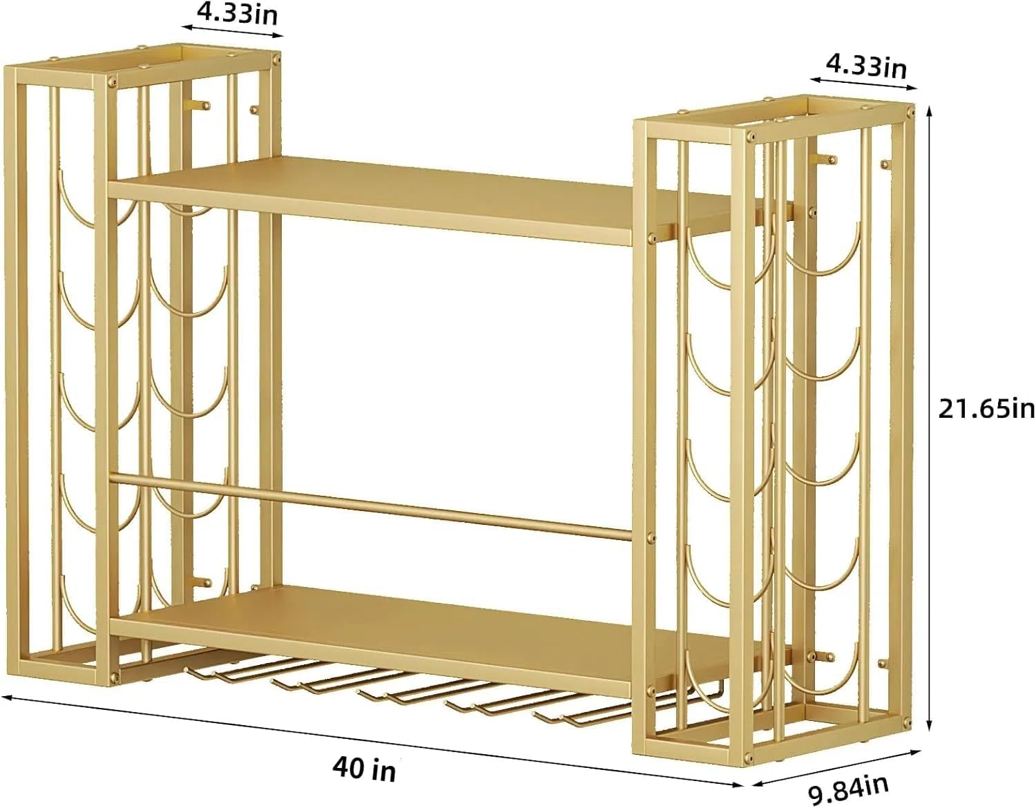 Półka na wino do montażu na śc – Home Bar Shelves recenzja i cena