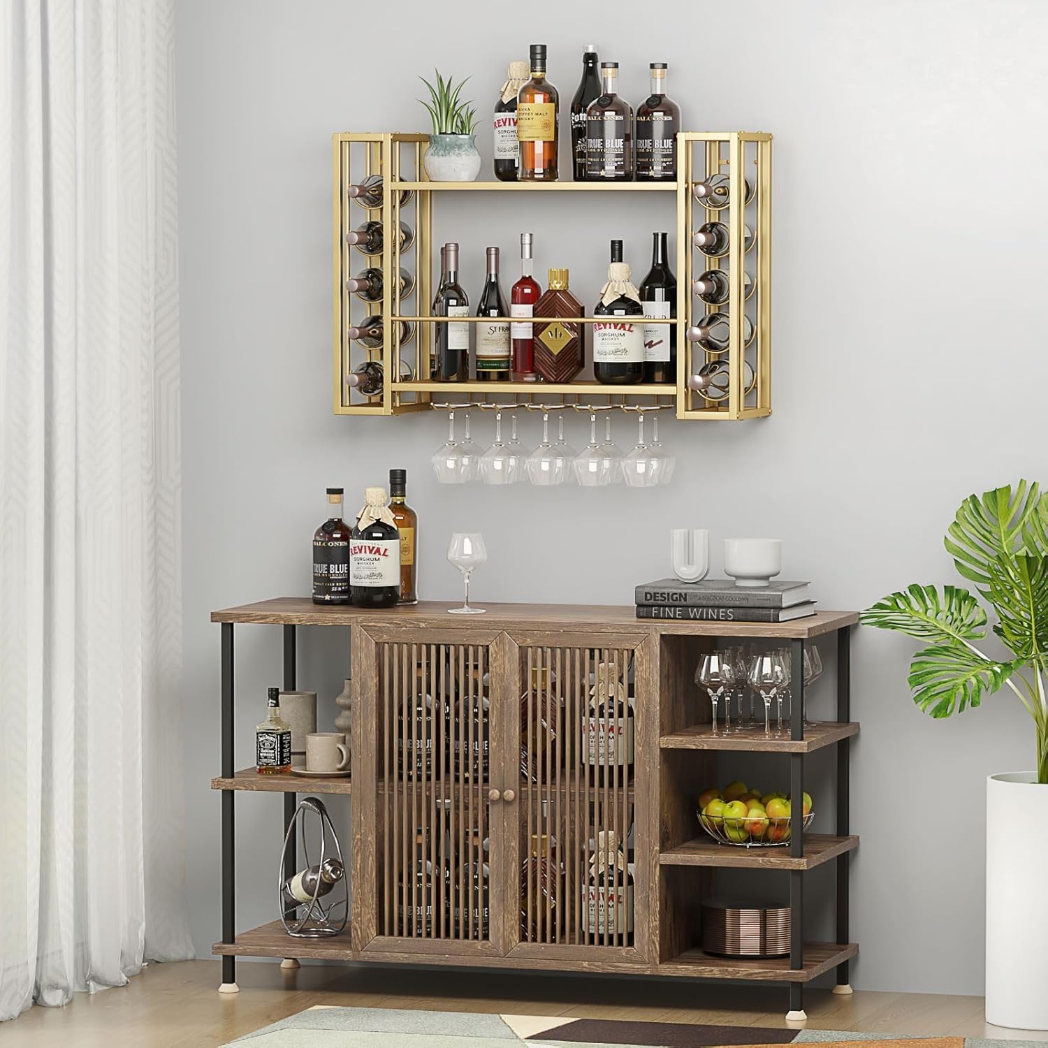 Półka na wino do montażu na śc – Home Bar Shelves recenzja i cena