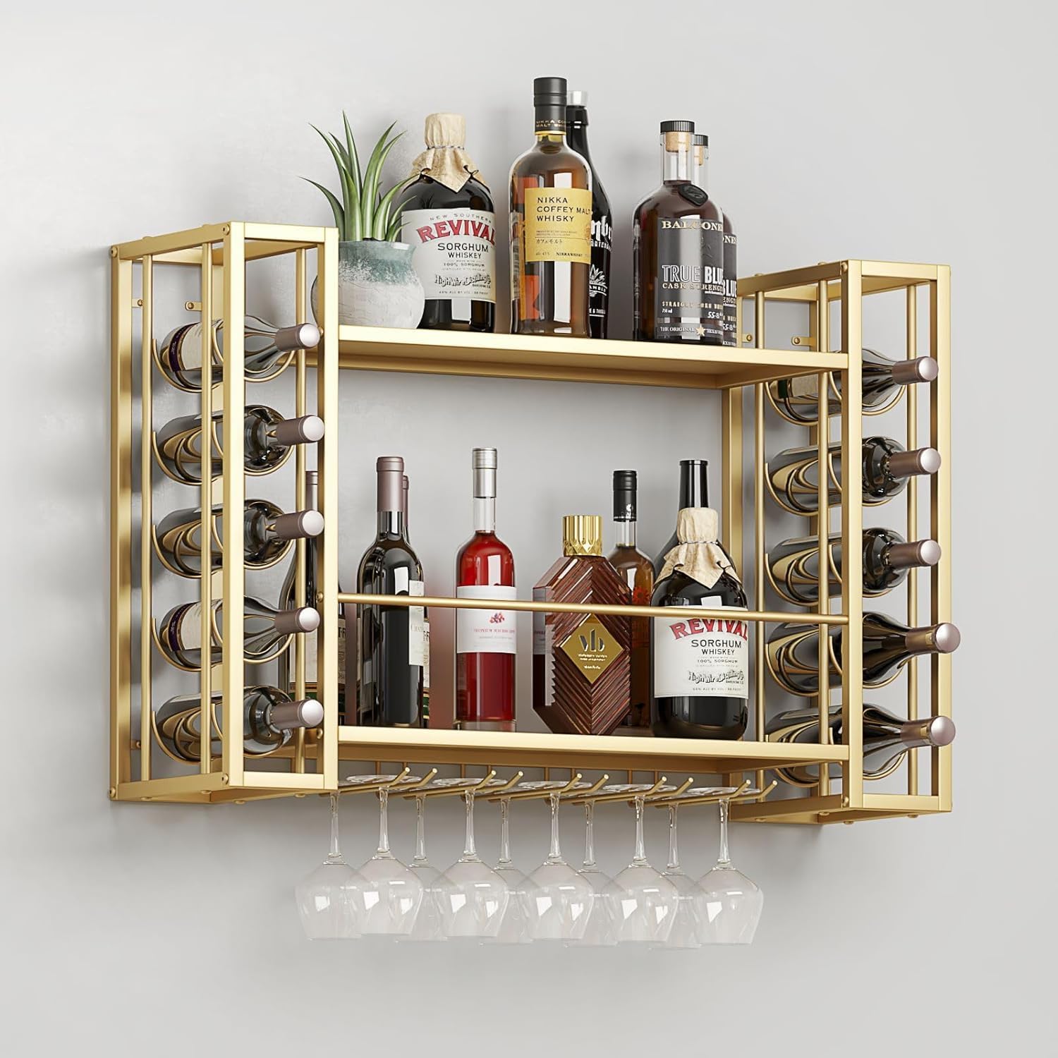 Półka na wino do montażu na śc – Home Bar Shelves recenzja i cena